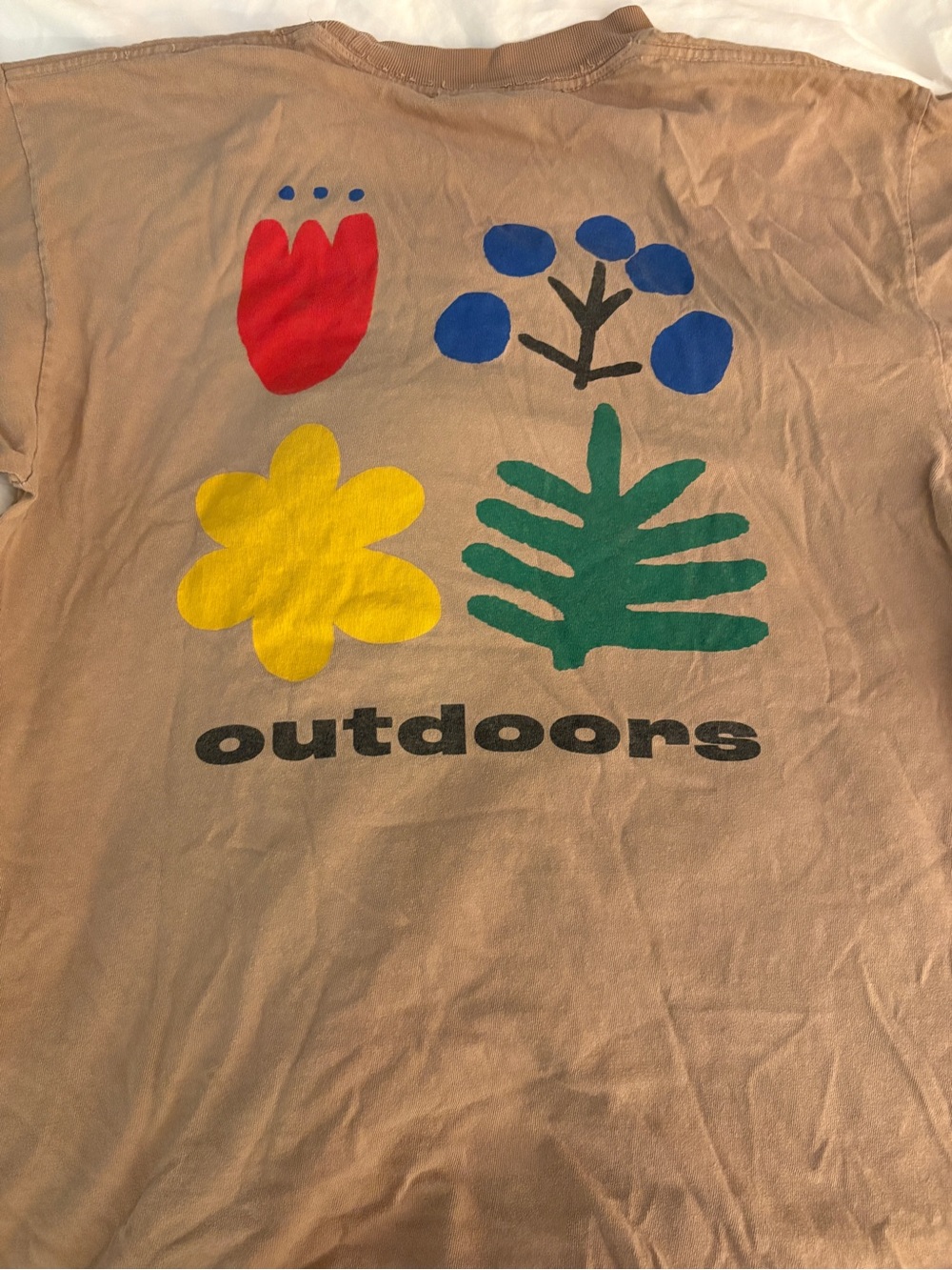 OnlyNY Tan Crewneck Tee - Size S - FREE SHIPPING!